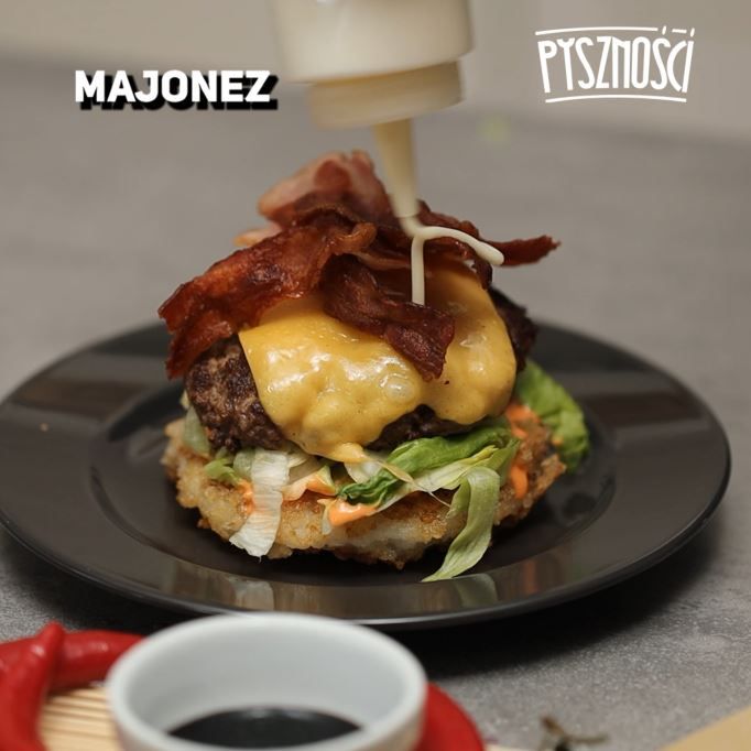 Japoński burger- Pyszności