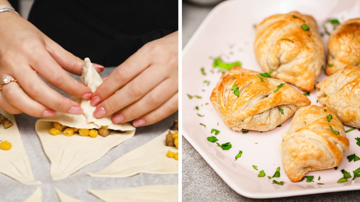 Przekąska z ciasta francuskiego- Pyszności