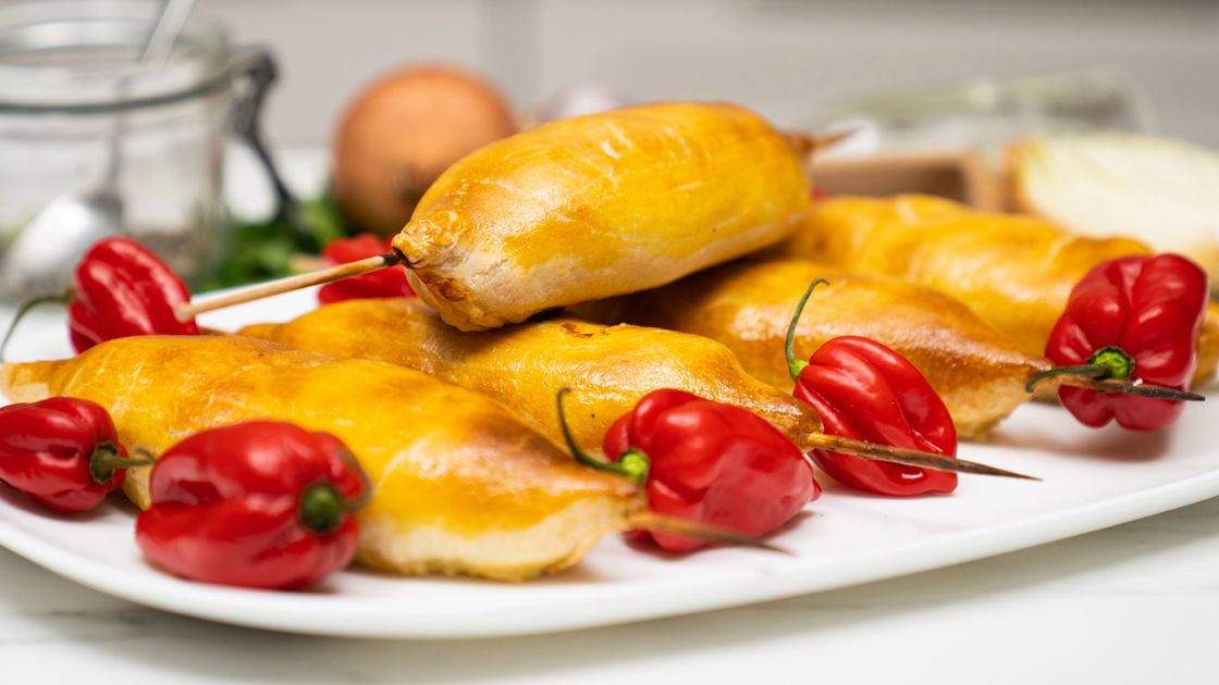 Szaszłyki w cieście- Pyszności