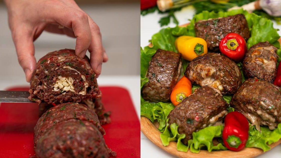 Roladki z mięsa mielonego- Pyszności