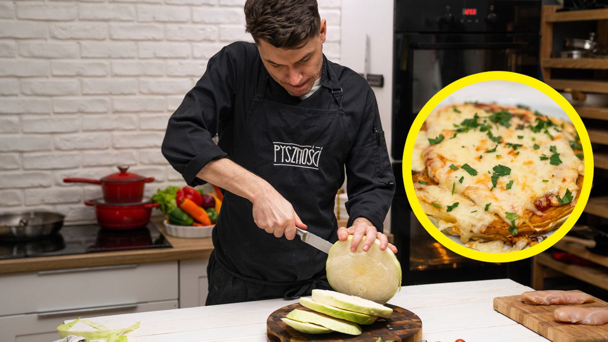 Filet z kurczaka na kapuście- Pyszności