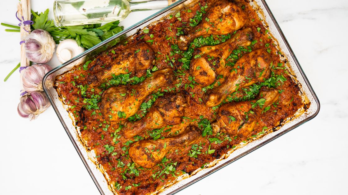 Kurczak na kapuście kiszonej- Pyszności