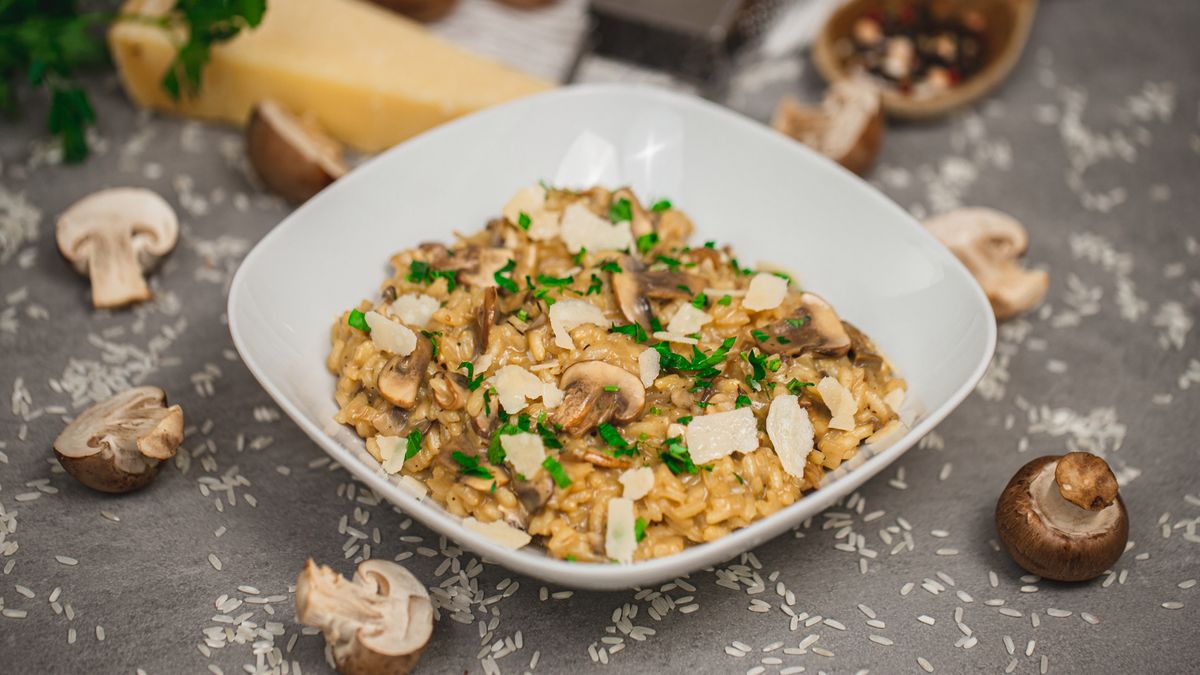 Risotto z grzybami- Pyszności