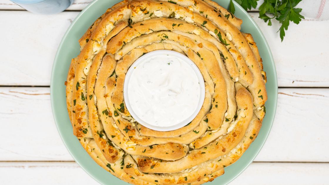 Chlebek ziołowy z fetą- Pyszności