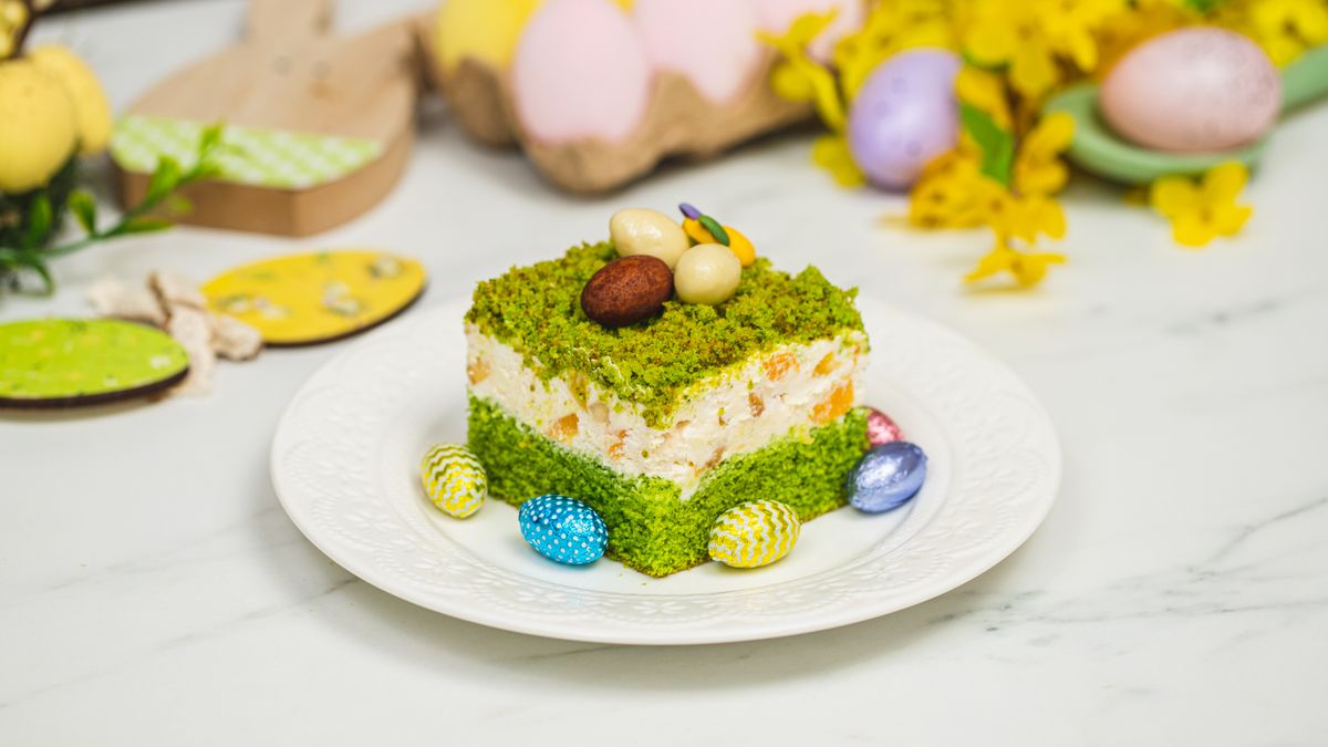 Wielkanocne ciasto łączka- Pyszności