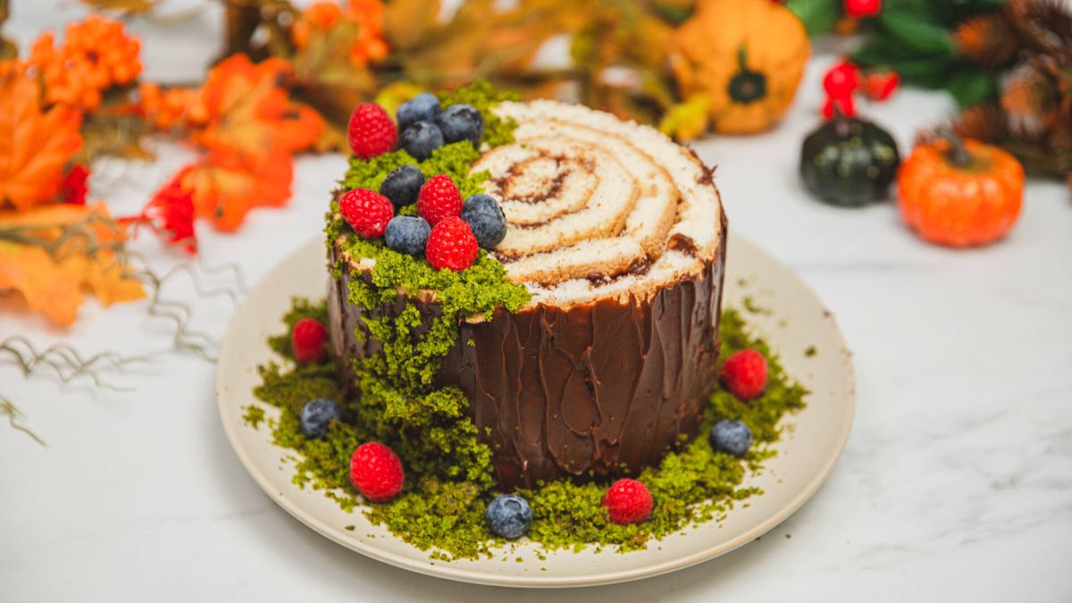 Tort pień drzewa- Pyszności