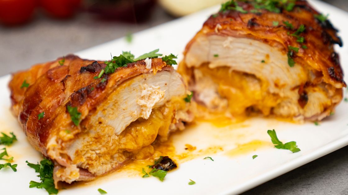 Pierś z kurczaka w boczku- Pyszności