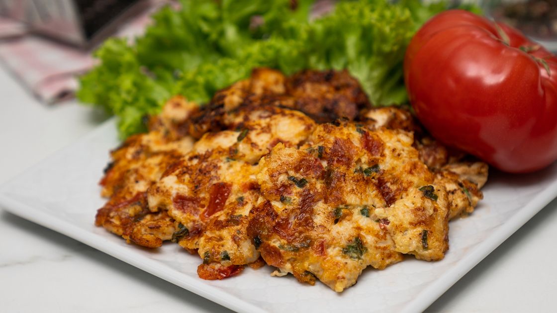 Placuszki z kurczakiem- Pyszności