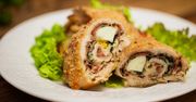 Drobiowe roladki z jajkiem, serem i szynką prosciutto. Pieczone w piekarniku