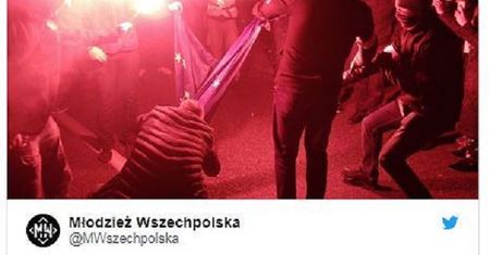 Podpalenie flagi UE nie jest karane? "Takie są przepisy Traktatu Lizbońskiego"