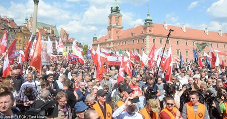 Wielki Marsz Suwerenności w Warszawie. Była próba blokady