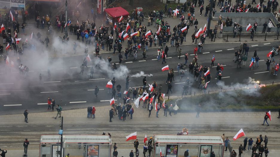 11 listopada ulicami Warszawy przeszedł Marsz Niepodległości
