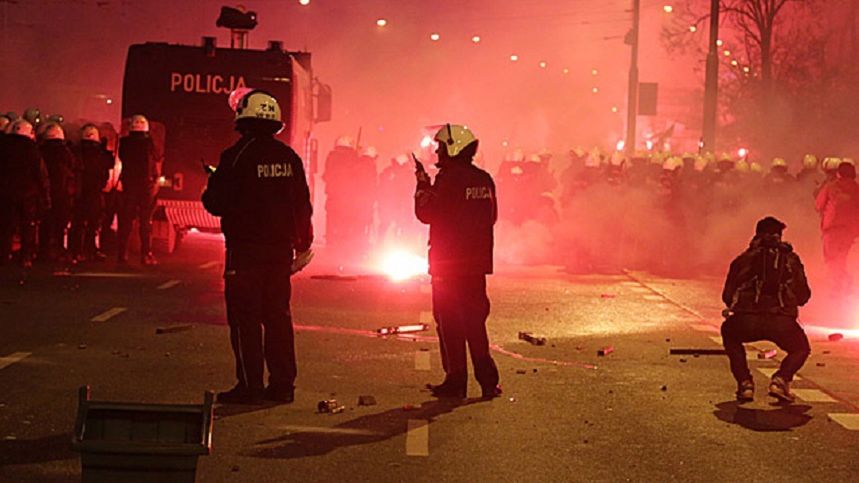 Podczas marszu zatrzymano 14 osób