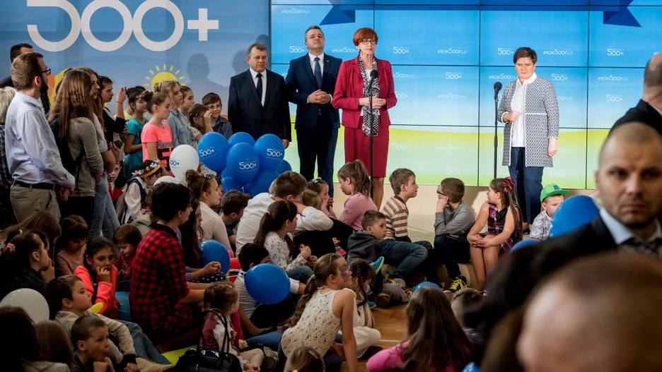 Beata Szydło z mieszkańcami gminy Koneck