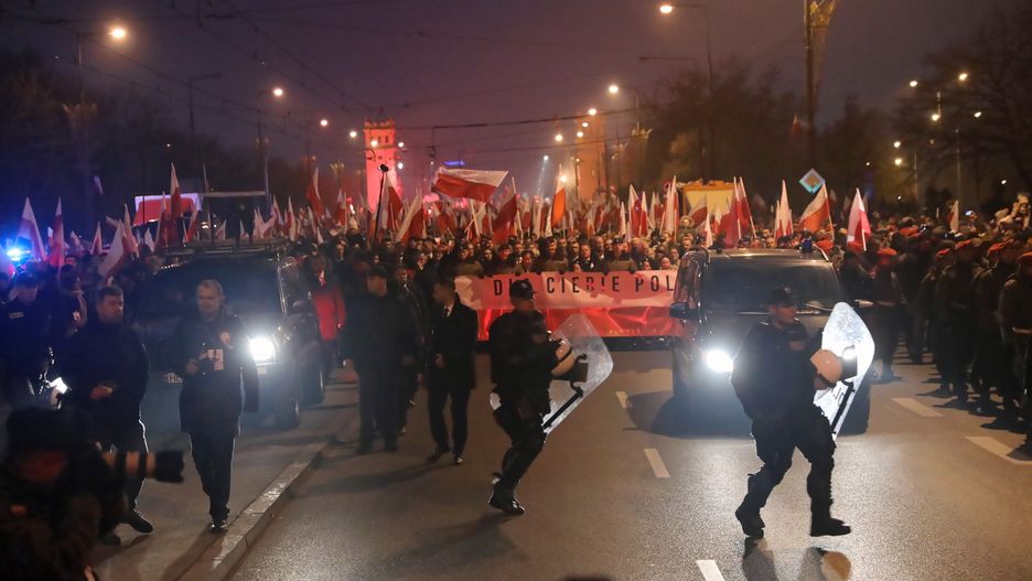 Do incydentu doszło podczas niedzielnego Marszu Niepodległości
