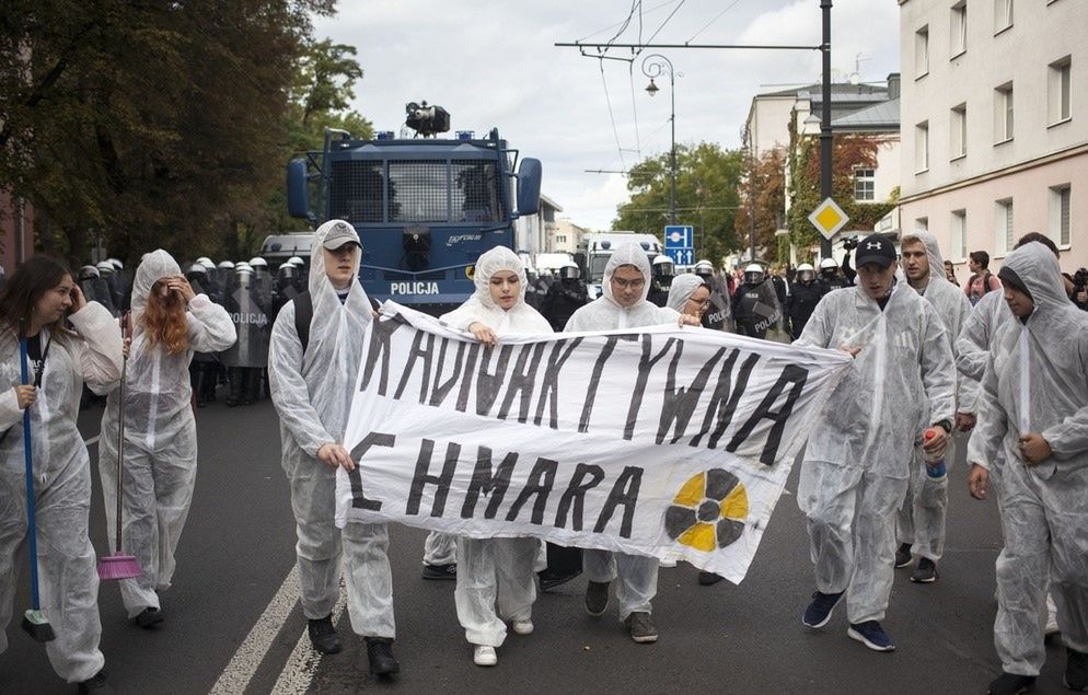 Łącznie pojawiło się 200 przeciwników marszu