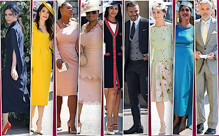 Gwiazdy i rodzina na ślubie księcia Harry'ego i Meghan Markle: Victoria Beckham, Amal Clooney, Serena Williams, Oprah Winfrey