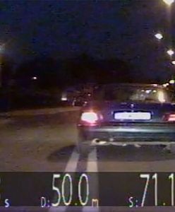 Kierowca BMW staranował radiowóz. Pościg koło Dzierżoniowa