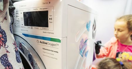 Magiczne eksperymenty z pralkami Bosch