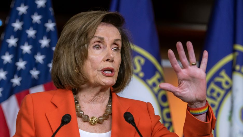 USA. Spikerka Izby Reprezentantów Nancy Pelosi (Partia Demokratyczna) 
