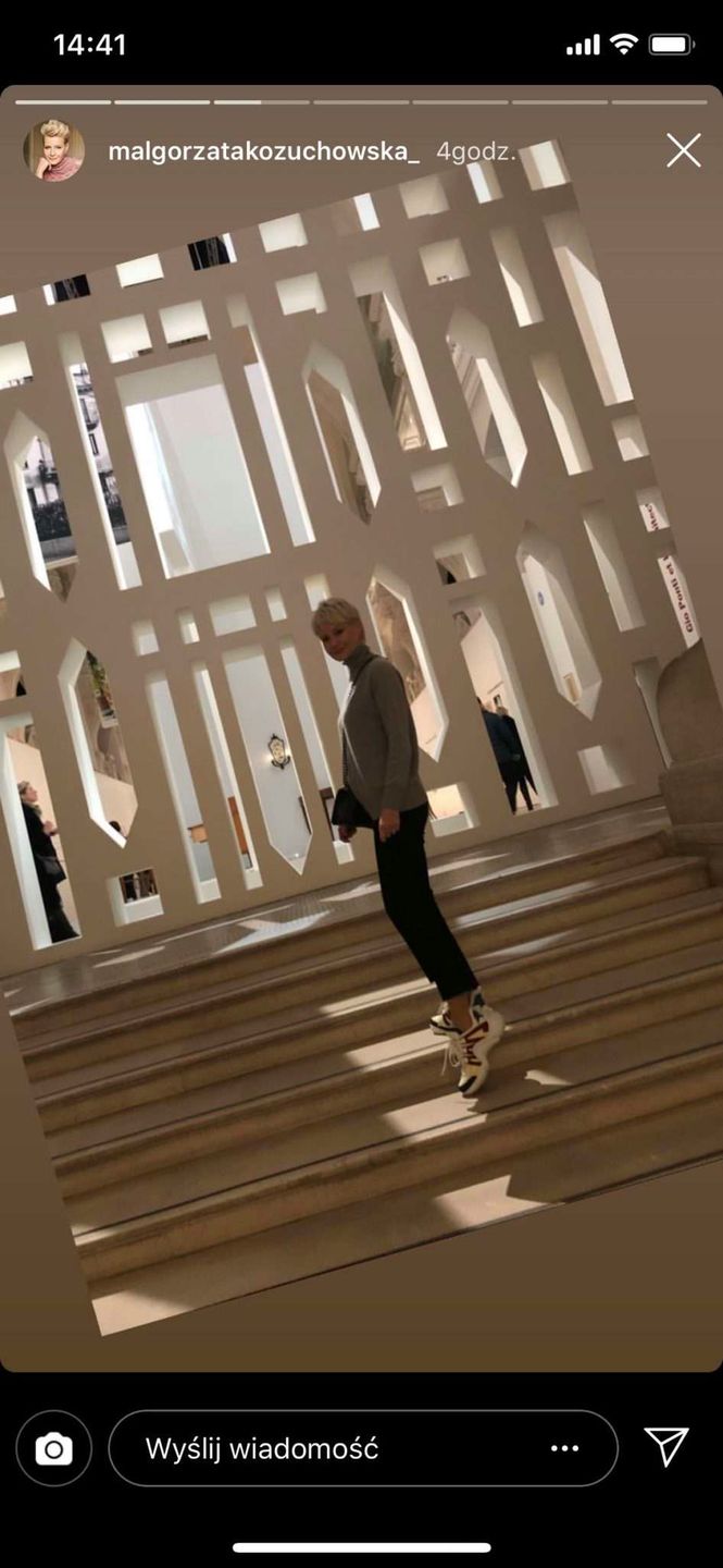 Małgorzata Kożuchowska z synkiem w Mediolanie