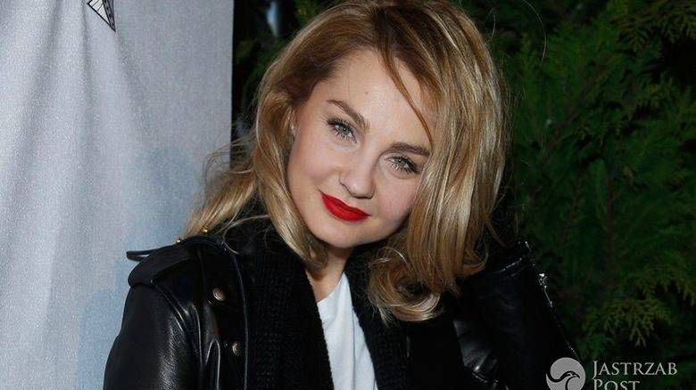 Małgorzata Socha na wernisażu Łukasza Jemioła