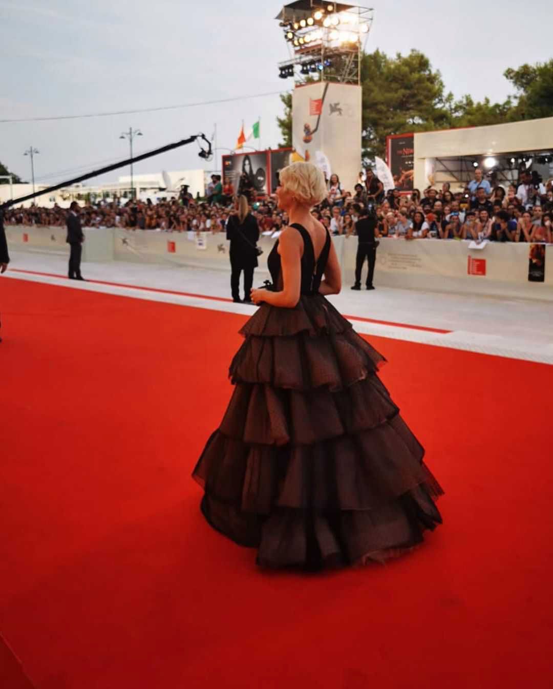 Małgorzata Kożuchowska – festiwal w Wenecji, suknia: Laurelle