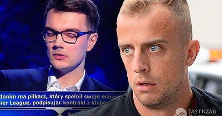 Kamil Grosicki śmieje się z uczestnika Milionerów: "Tak blisko,tak blisko jak on, nie był jeszcze nikt tak blisko"
