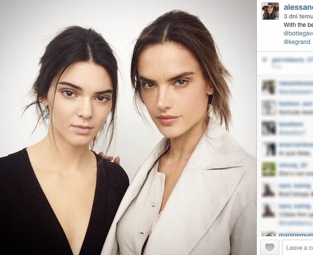 Kendall Jenner, Alessandra Ambrosio
Fotografia: screen z Instagram.com