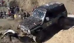 Operator kamery cudem uniknął śmierci na rajdzie