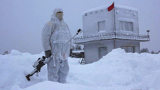 Żołnierz w Arktyce