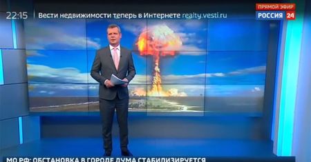 Wojenna psychoza w rosyjskiej telewizji. Straszą atakiem