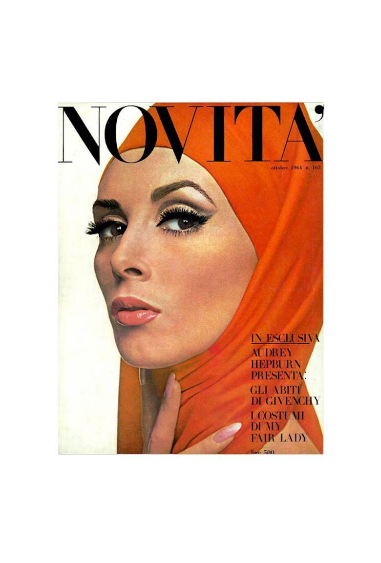 Vogue Italia (publikowany na początku jako Novita) – pierwsza okładka – Wilhelmina Cooper