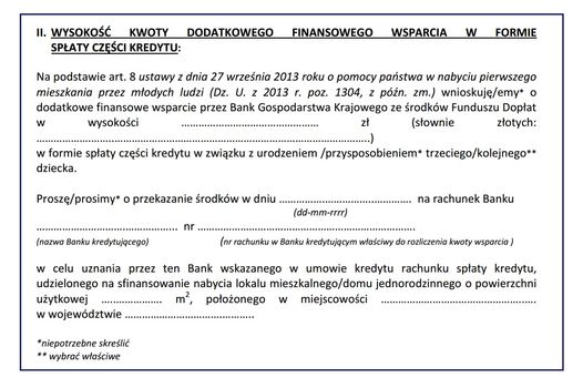 Fragment wniosku 