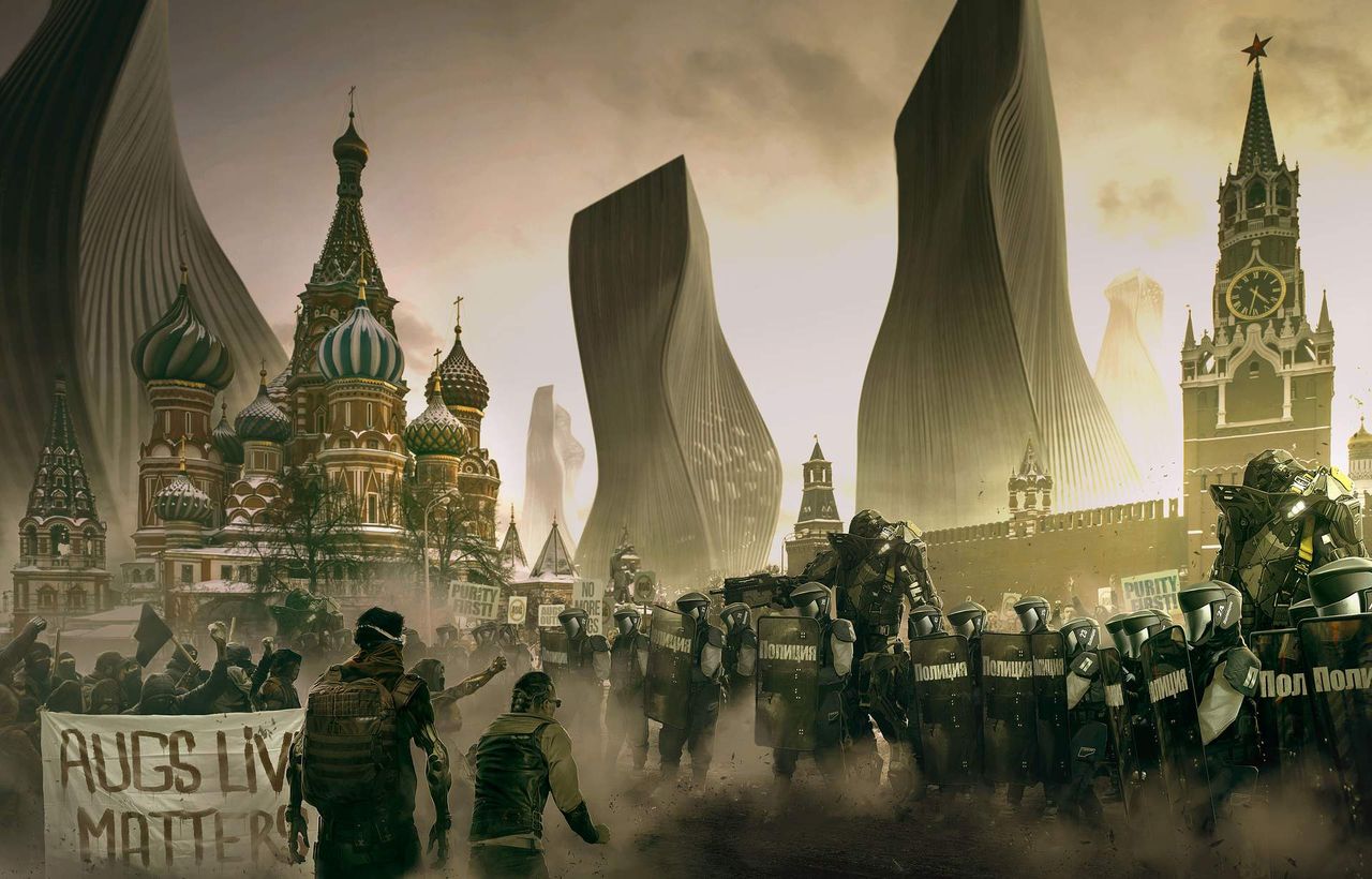 Przypadek, czy zmyślny marketing? Twórcom Deus Ex: Rozłam Ludzkości obrywa się za grafikę koncepcyjną