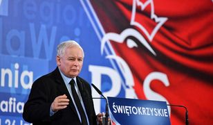 Kaczyński zaatakował ludowców. Obiecał zachodni poziom życia i więcej pieniędzy w portfelach