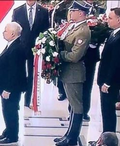 Defilada 15 sierpnia. Zamieszanie wokół zdjęcia z Andrzejem Dudą i Jarosławem Kaczyńskim