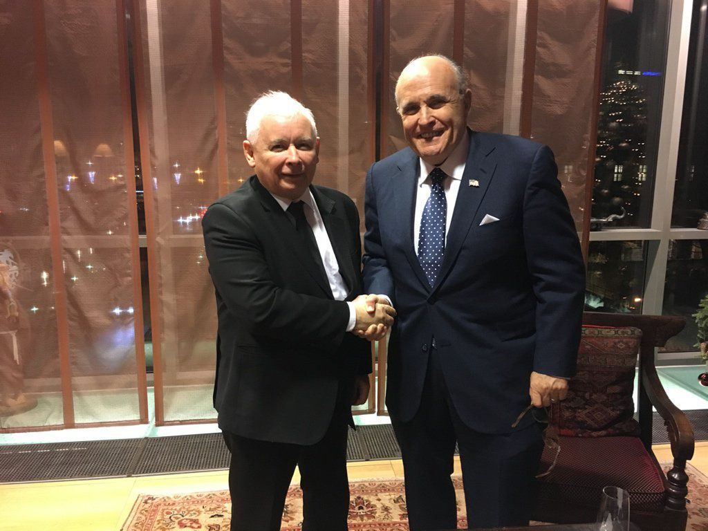 Rudy Giuliani i Jarosław Kaczyński spotkali się już nieco ponad 2 lata temu