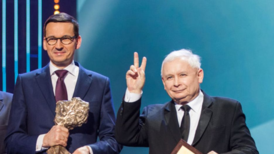 Prezes PiS był gościem honorowym gali prorządowej gazety