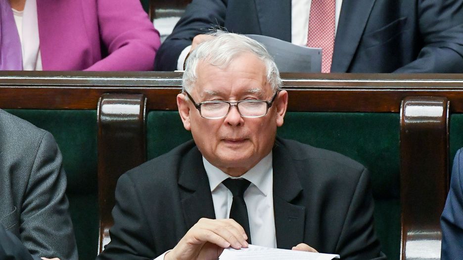 Prezes PiS, Jarosław Kaczyński.