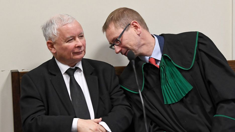 Prezes PiS złożył zawiadomienie do prokuratury. Na zdjęciu: Jarosław Kaczyński, Bogusław Kosmus
