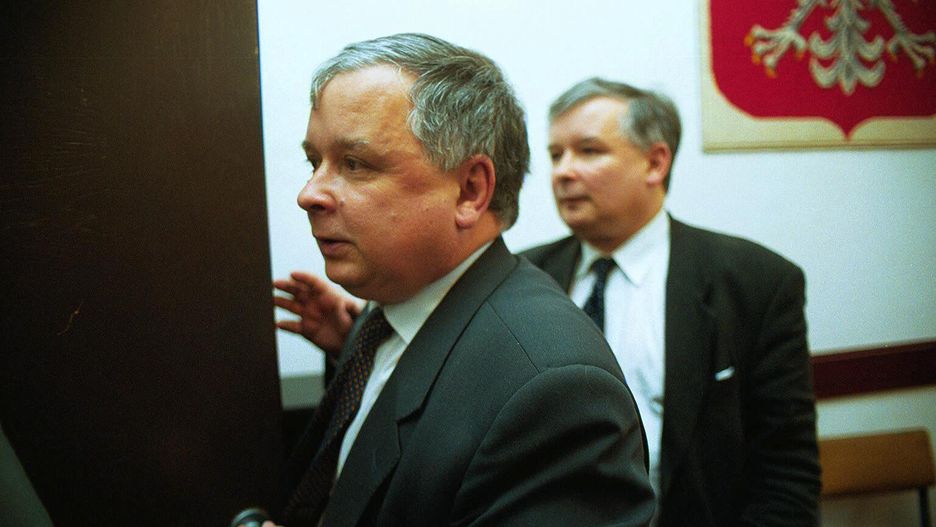 Lech i Jarosław Kaczyńscy