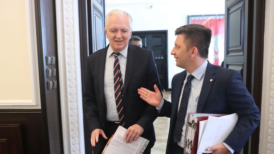 Jarosław Gowin i Michał Dworczyk
