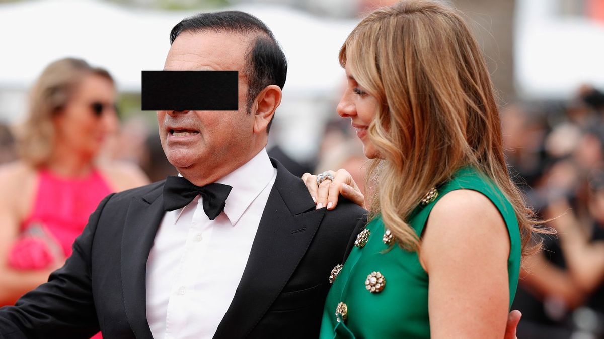 Carlos Ghosn z żoną