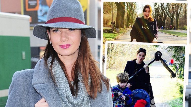 Karolina Malinowska spędza pierwsze dni wiosny z dziećmi