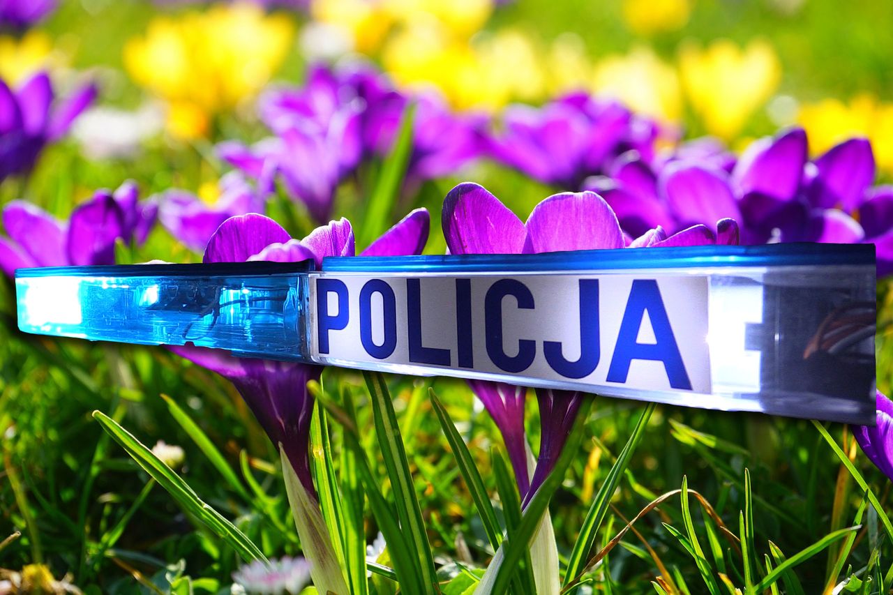 Policja w pierwszy dzień wiosny