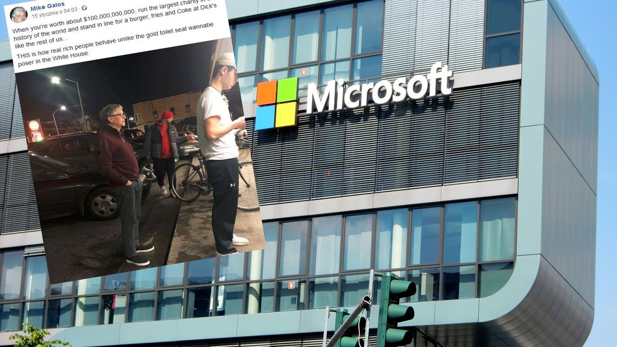 Bill Gates dostrzeżony w kolejce po burgera. "Jak każdy z nas"