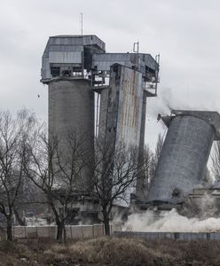 Wrocław: Wielki wybuch. Wyburzono cztery silosy w Popowicach