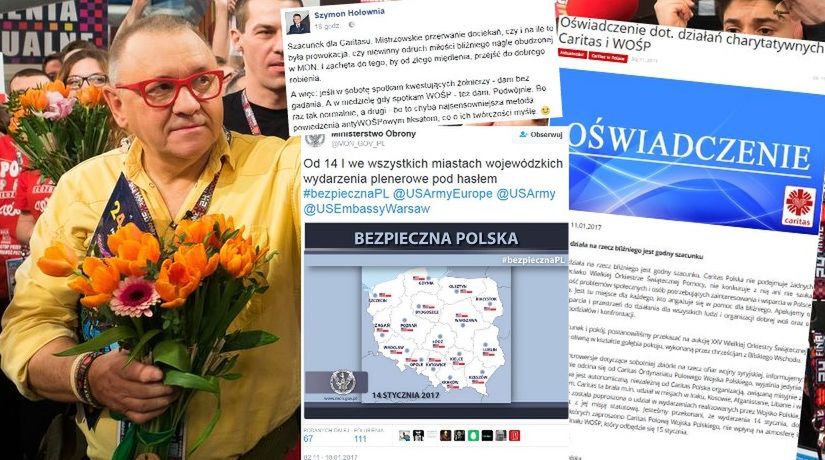 Zbiórek ci u nas pod dostatkiem. MON, Caritas i WOŚP. Wszyscy naraz