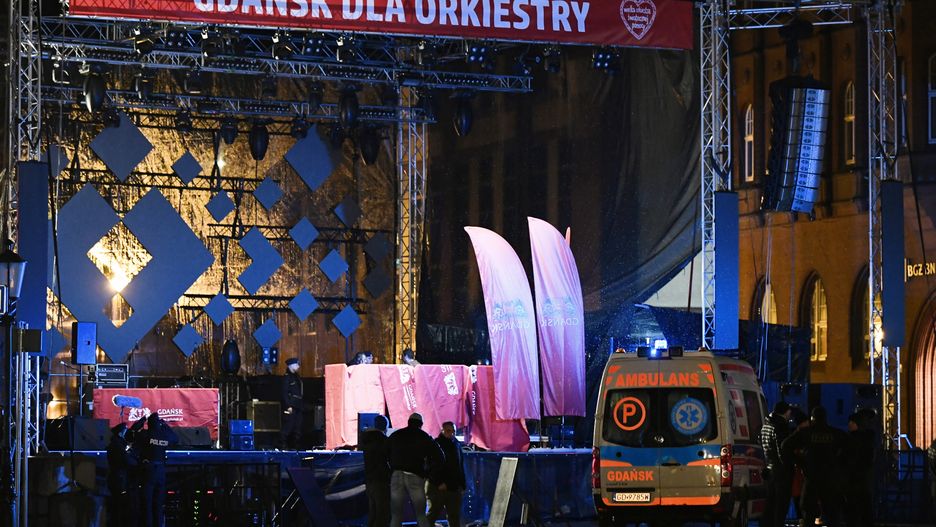 Scena WOŚP w Gdańsku opustoszała